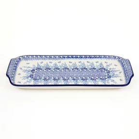 Tacka z uszkami 410 32/14,5 cm <br> 3277X Kwiat ostróżki